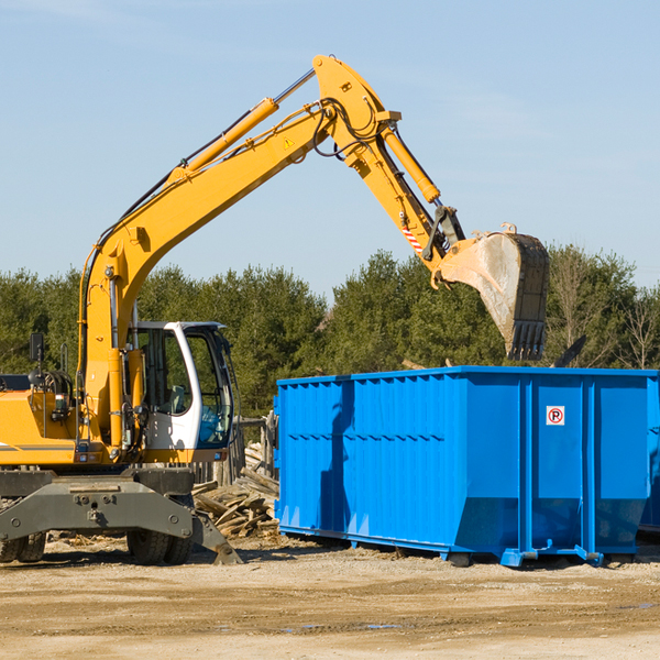 are there any restrictions on where a residential dumpster can be placed in South Shenango Pennsylvania